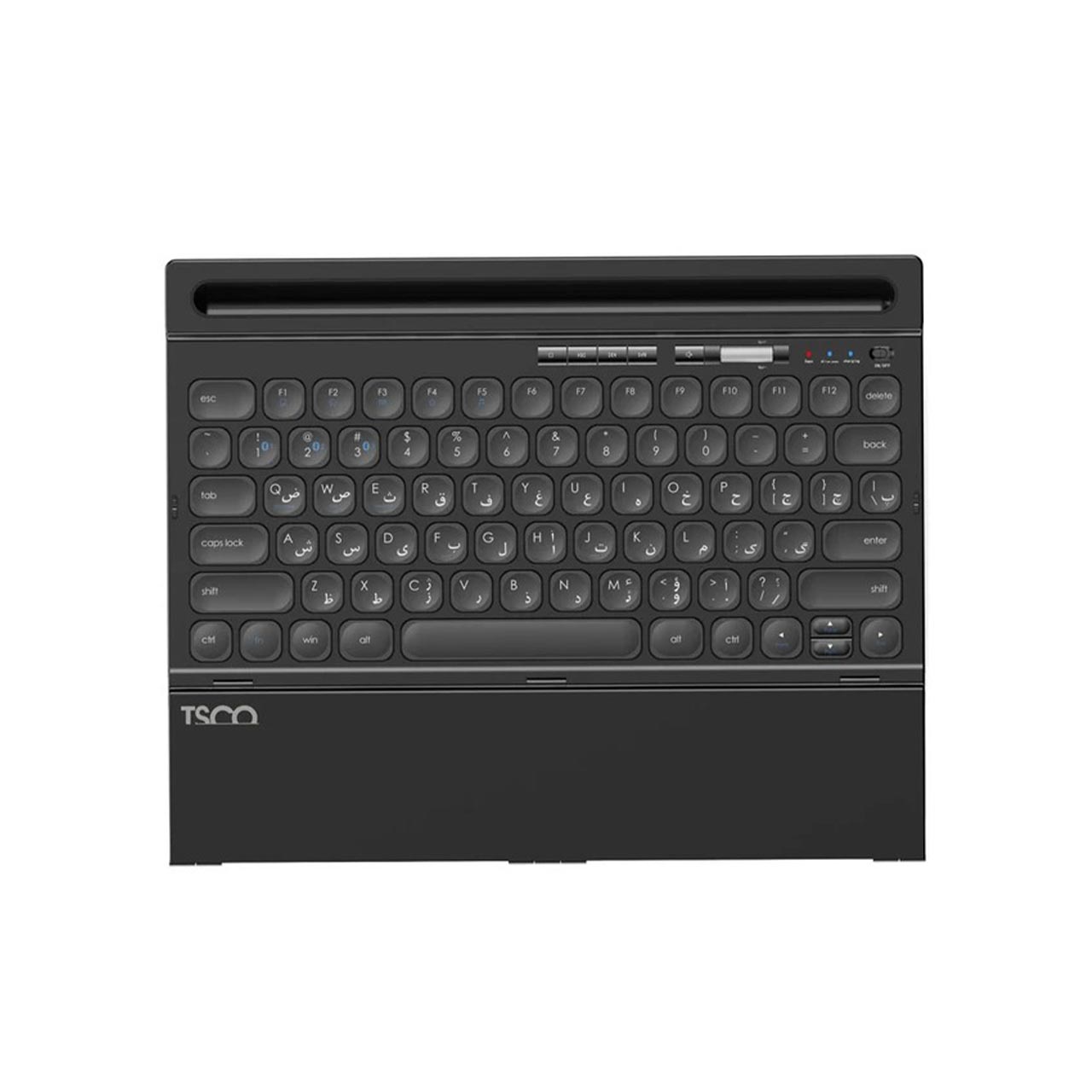 کیبورد بی سیم TSCO مدل TK 7321BT - مشکی